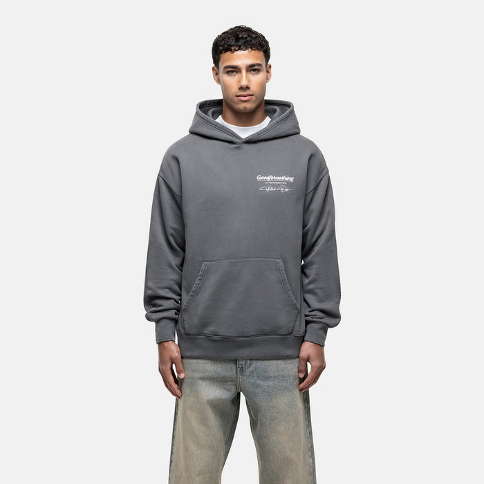 good for nothing Cult Butterfly Grey Washed Hoodie
