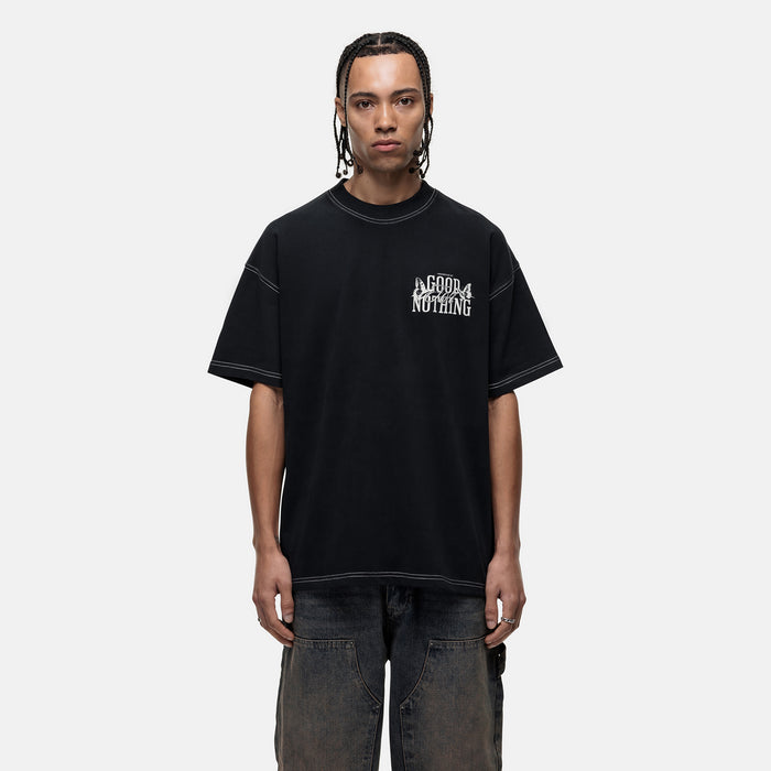 good for nothing Dakota Butterfly Black T-shirt