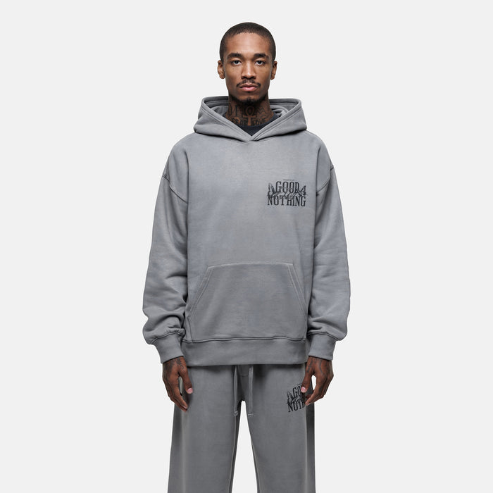 good for nothing Dakota Butterfly Grey Hoodie