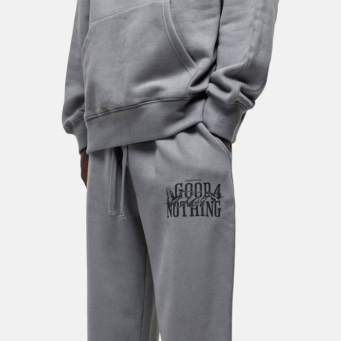 Good For Nothing Dakota Butterfly Grey Sweatpants