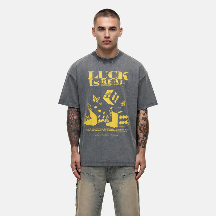 good for nothing Dice Grey Slub T-shirt