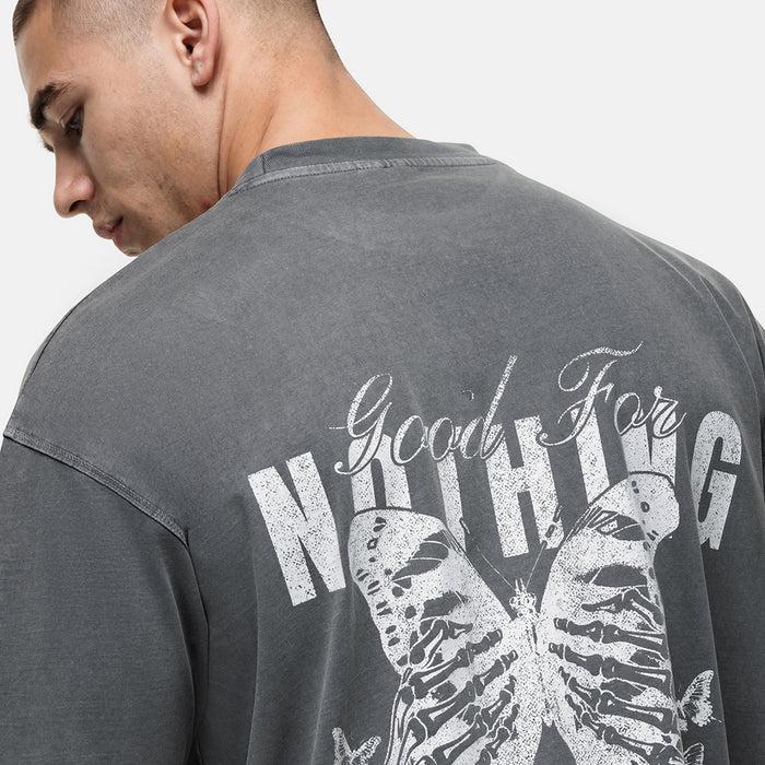 Good For Nothing Embrace Vintage Grey T-shirt