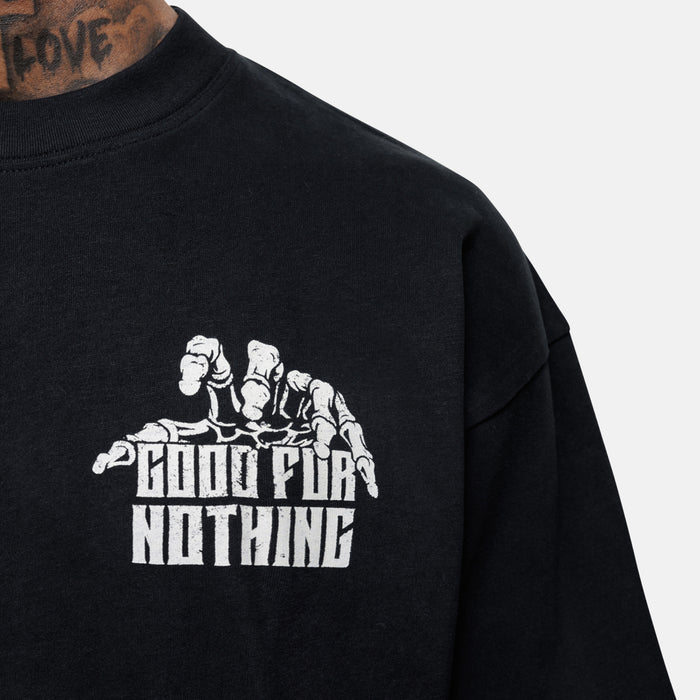 Good For Nothing Eternal Skeleton Black T-shirt