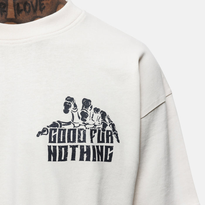 Good For Nothing Eternal Skeleton Cream T-shirt