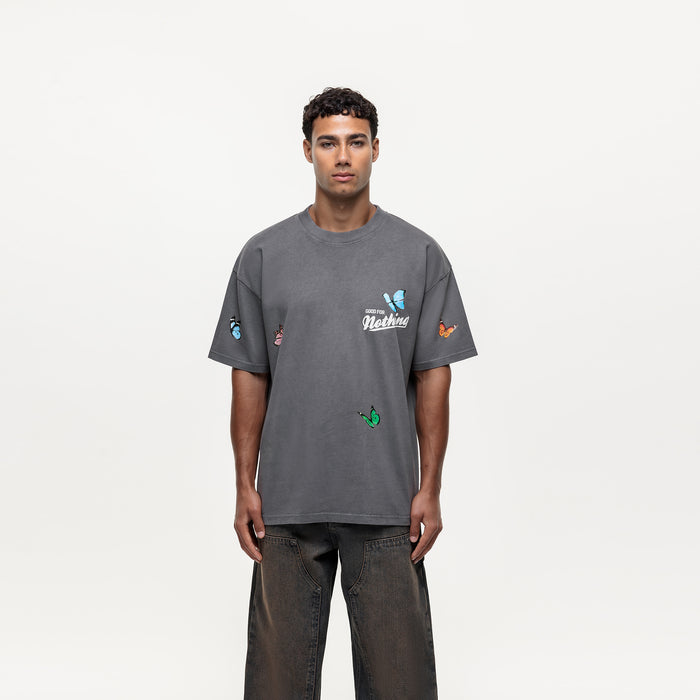 good for nothing Flight Washed Grey T-shirt