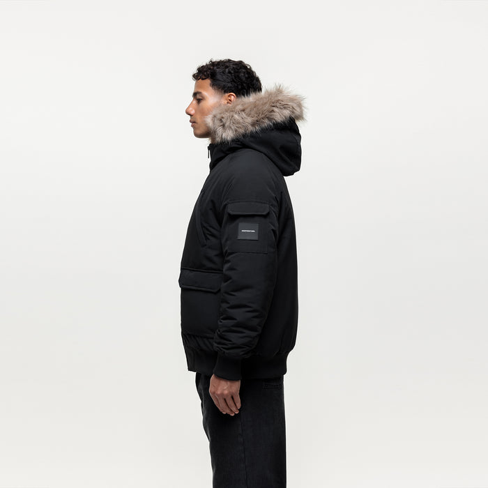 Good For Nothing Fortitude Black Parka Bomber