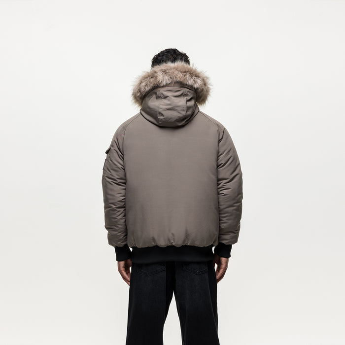 Good For Nothing Fortitude Taupe Parka Bomber