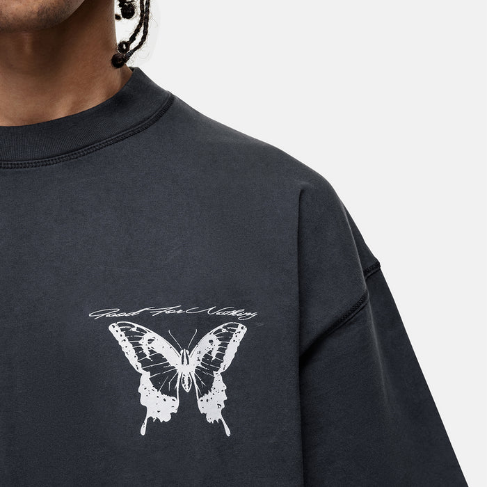 Good For Nothing Fortune Washed Black T-shirt