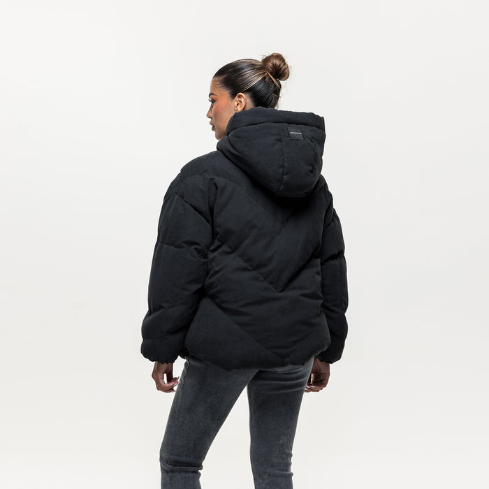 Good For Nothing Glacier Black Puffer Coat