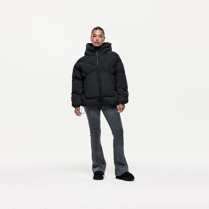 Good For Nothing Glacier Black Puffer Coat