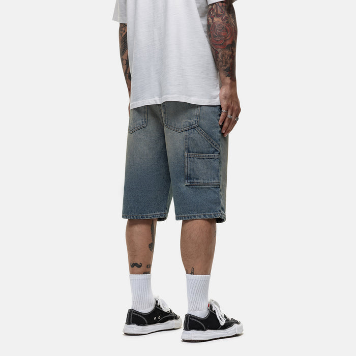 Good For Nothing Heavy Carpenter Blue Denim Shorts