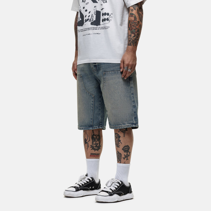 Good For Nothing Heavy Carpenter Blue Denim Shorts