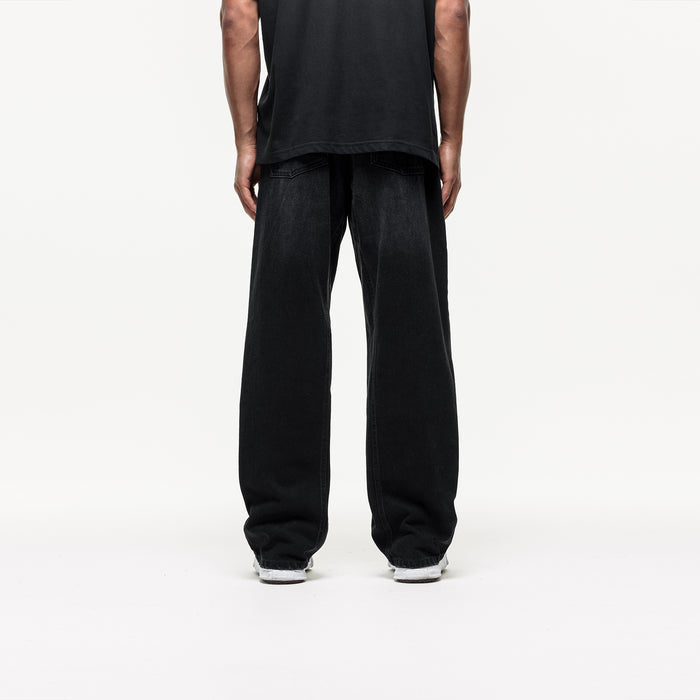 Good For Nothing Heavy Washed Black Denim Jeans