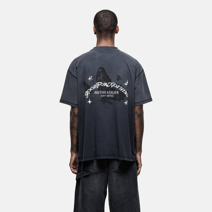 good for nothing Liberty Faded Black T-shirt