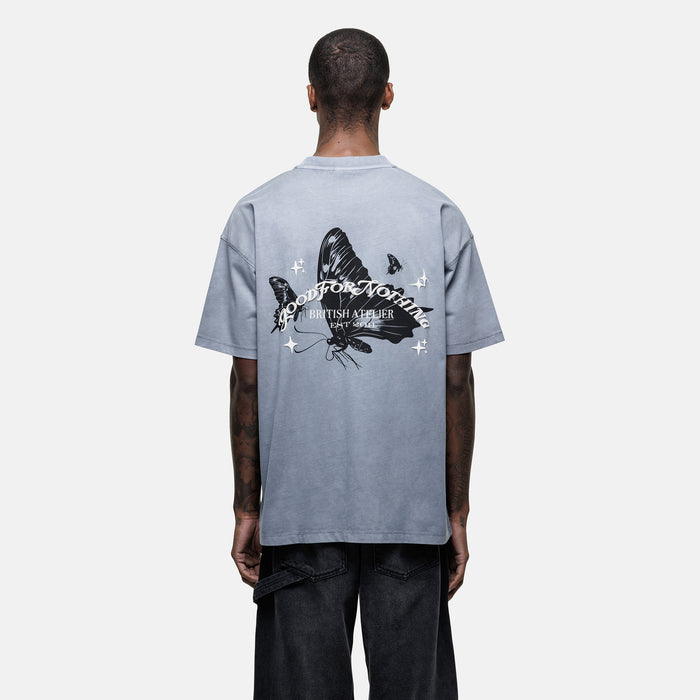 good for nothing Liberty Faded Grey T-shirt