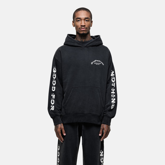 Good For Nothing Liberty Washed Black Hoodie