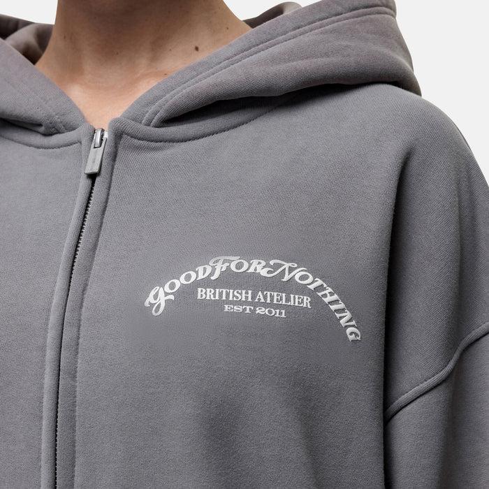 Good For Nothing Liberty Washed Grey Hoodie