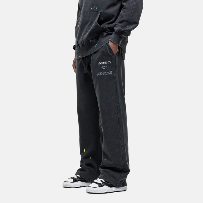 good for nothing Nevada Washed Black Sweatpants