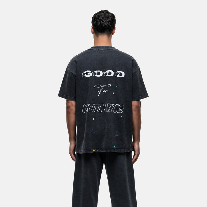 good for nothing Nevada Washed Black T-shirt