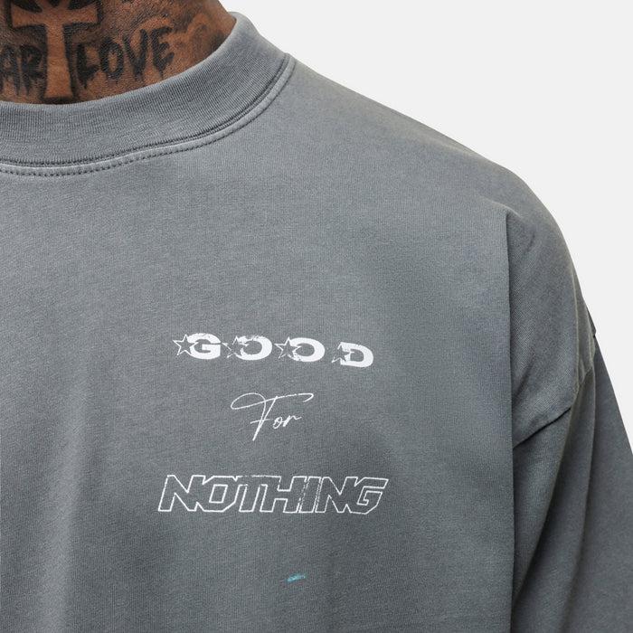 Good For Nothing Nevada Washed Grey T-shirt