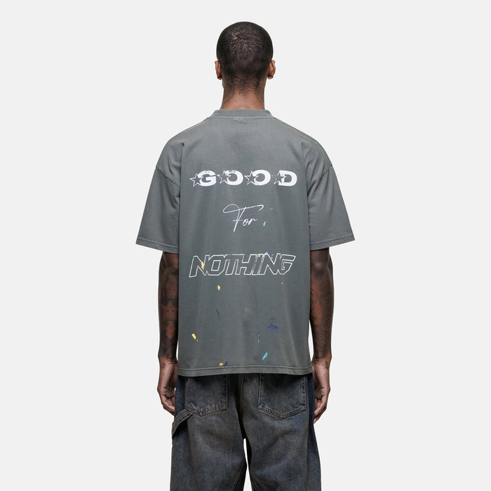 good for nothing Nevada Washed Grey T-shirt