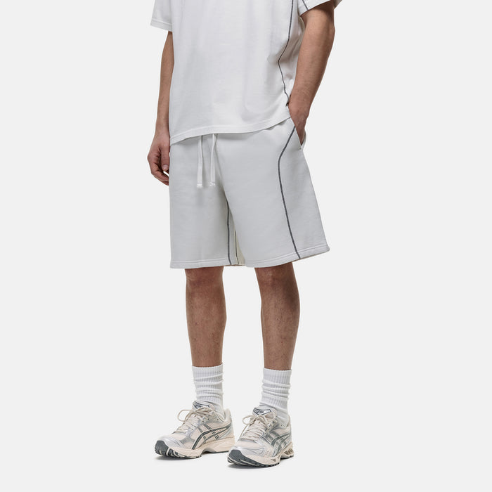 Good For Nothing Overlock Vintage White Shorts