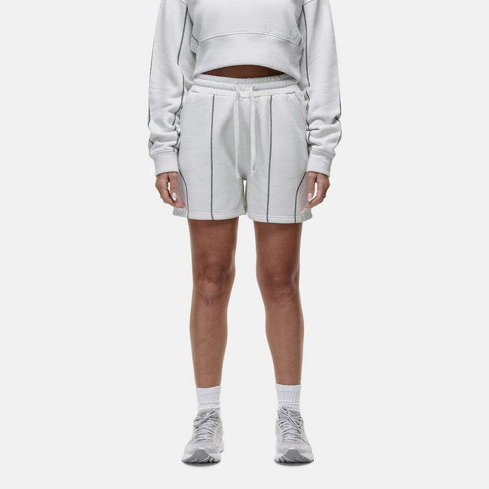 good for nothing Overlock Vintage White Shorts