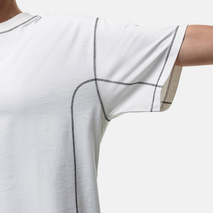 Good For Nothing Overlock Vintage White T-shirt