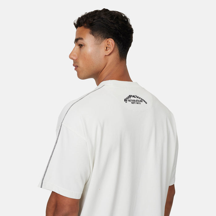 Good For Nothing Overlock Vintage White T-shirt