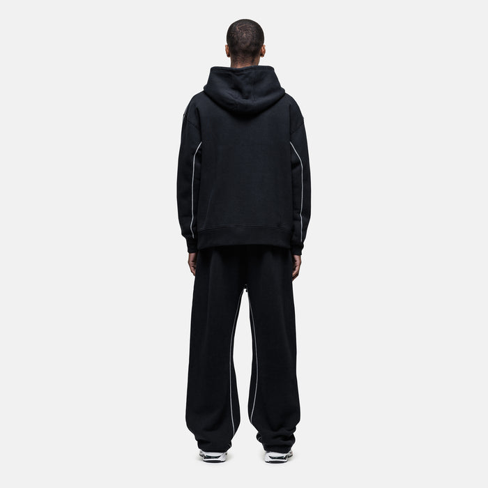 Good For Nothing Overlock Washed Black Hoodie