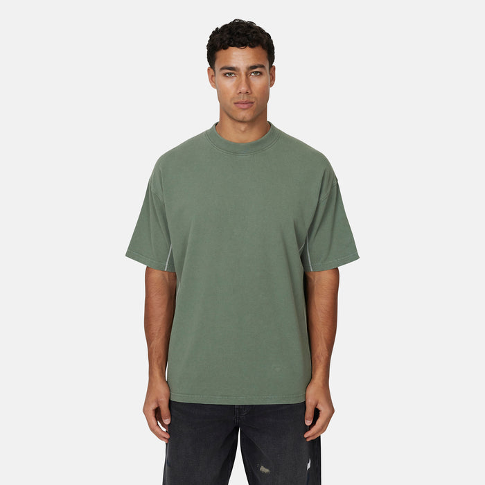 good for nothing Overlock Washed Green T-shirt