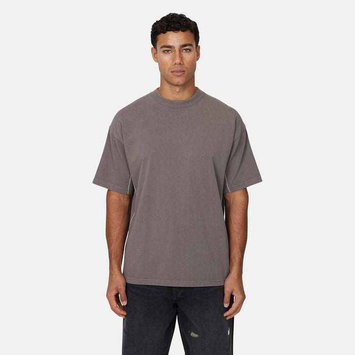good for nothing Overlock Washed Grey T-shirt