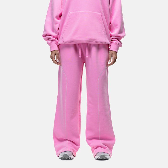 good for nothing Overlock Washed Pink Sweatpant