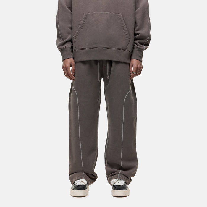 good for nothing Overlock Washed Taupe Jogger