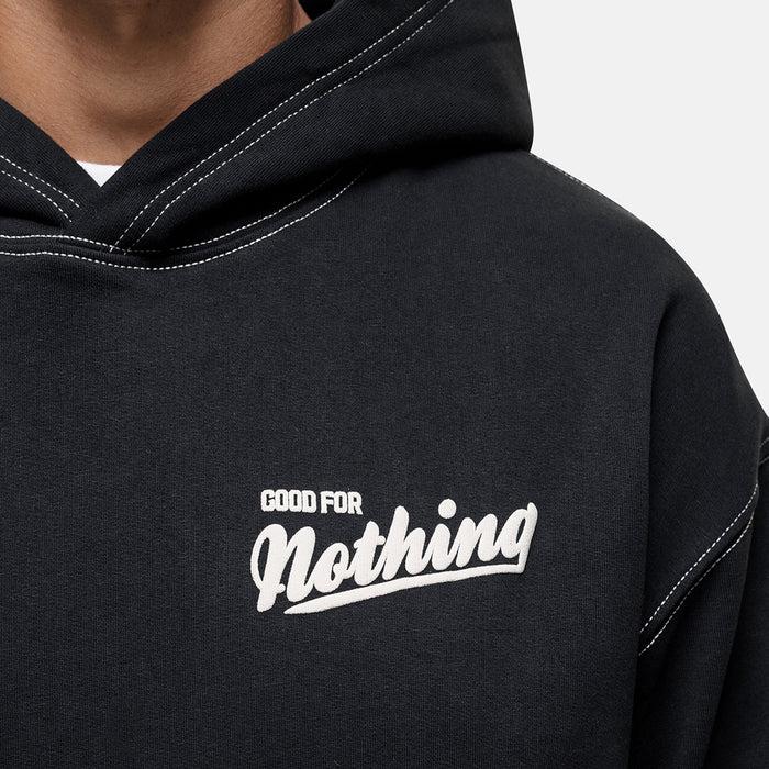 Good For Nothing Oversized Team Black Hoodie