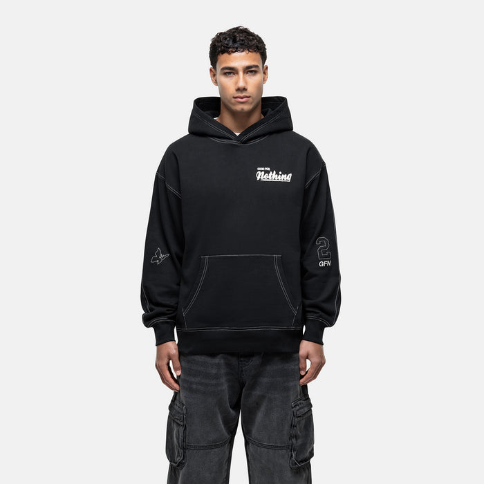 good for nothing Oversized Team Black Hoodie