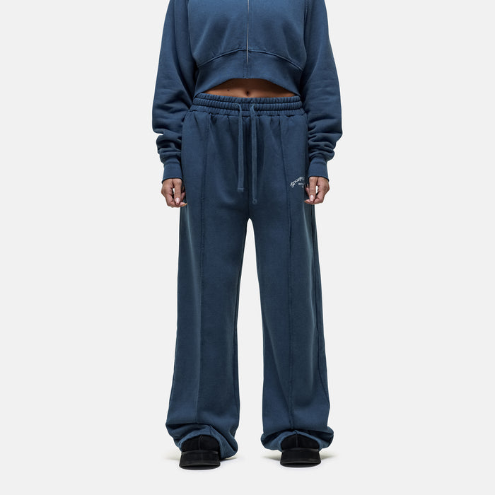 Good For Nothing Raw Seam Vintage Blue Sweatpants