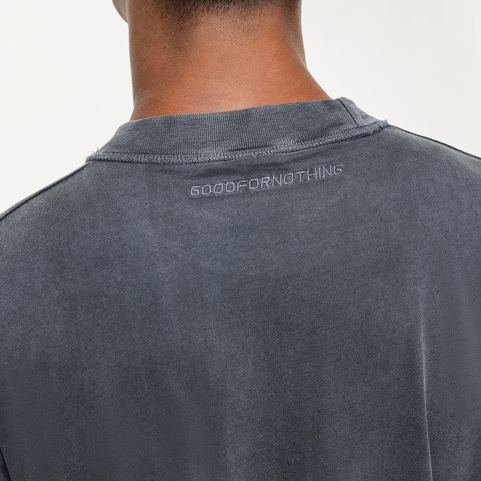 Good For Nothing Reverse Washed Gunmetal T-shirt