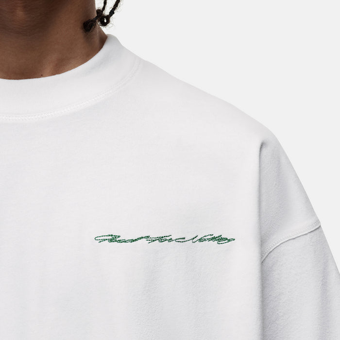 Good For Nothing Scribble Embroidery White T-shirt