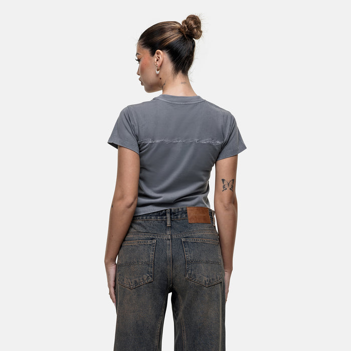 Good For Nothing Scribble Grey Baby T-shirt