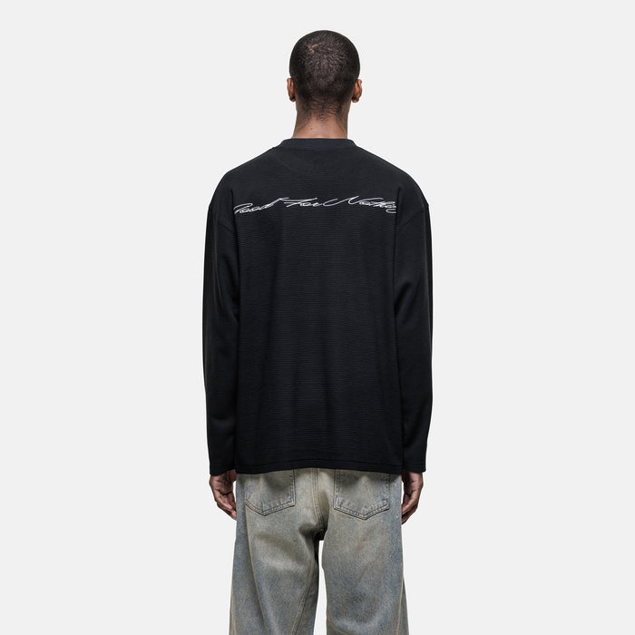 good for nothing Scribble Longsleeve Black T-shirt