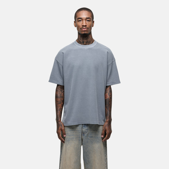 Good For Nothing Scribble Waffle Grey T-shirt