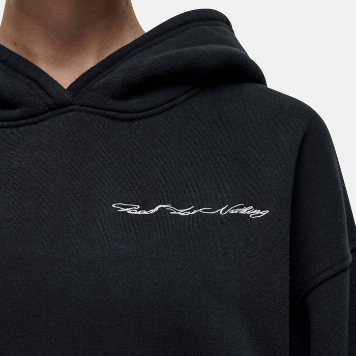 Good For Nothing Scribble Washed Black Hoodie