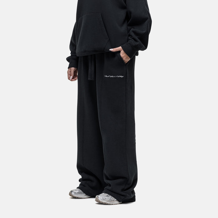 good for nothing Scribble Washed Black Jogger