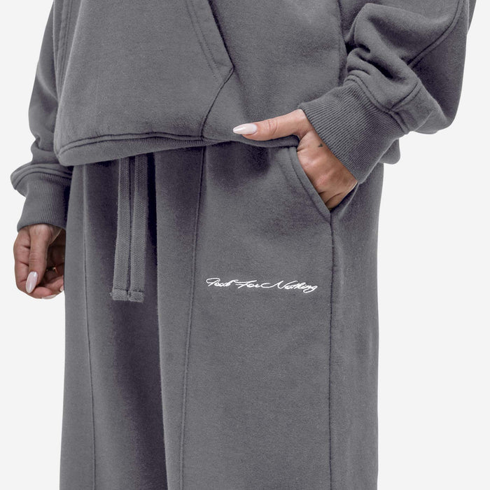 Good For Nothing Scribble Washed Grey Jogger