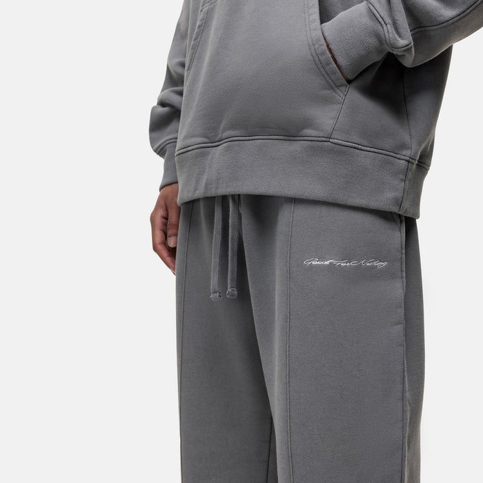 Good For Nothing Scribble Washed Grey Joggers
