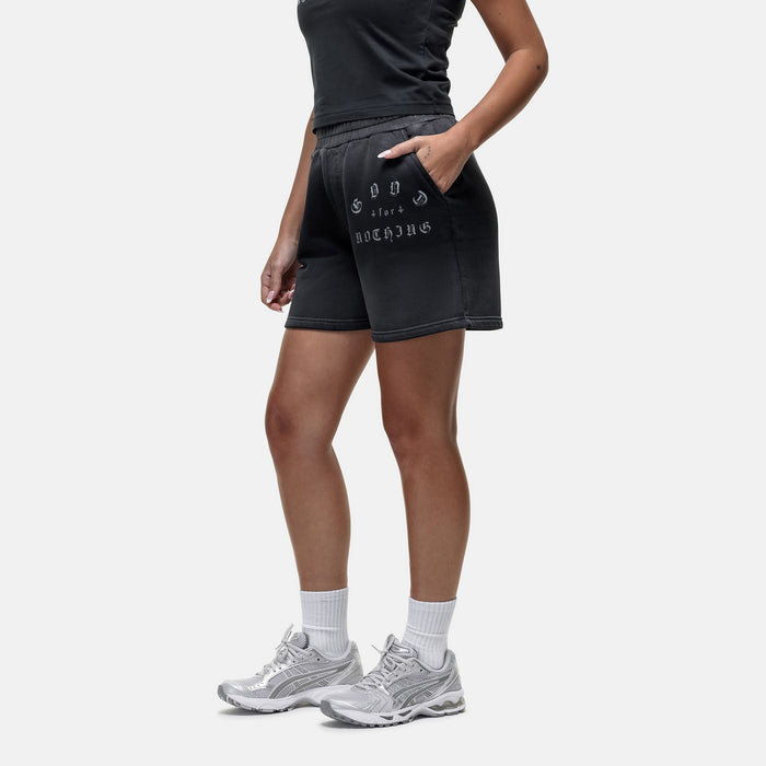 Good For Nothing Sprayed Cali Black Shorts
