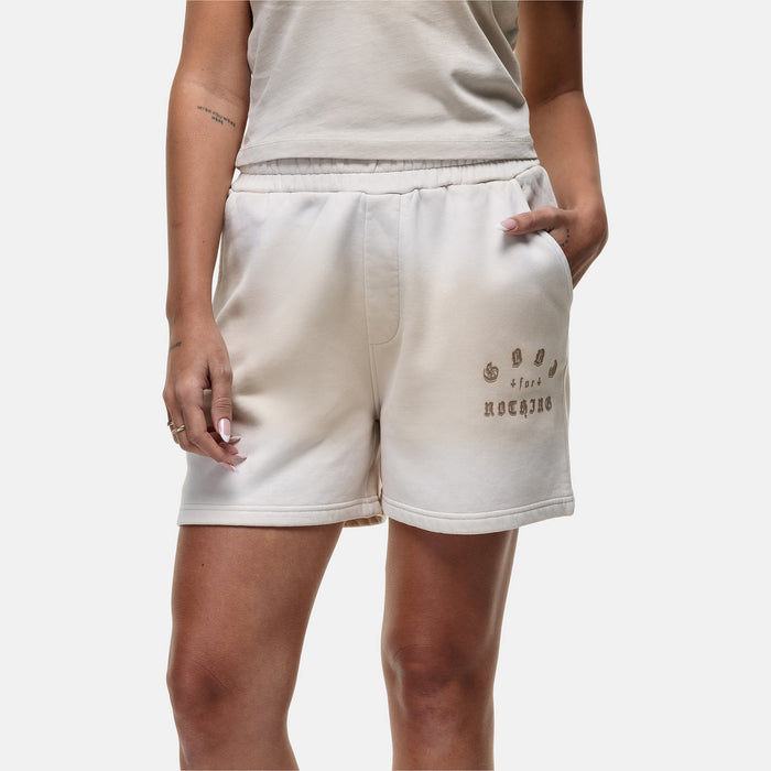 Good For Nothing Sprayed Cali Cream Shorts