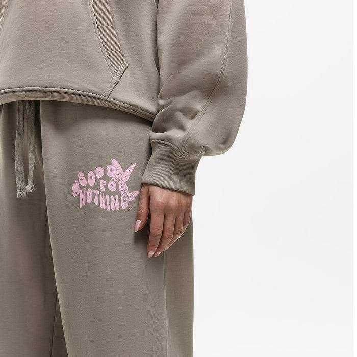 Good For Nothing Stamp Taupe Sweatpant (Final Sale)