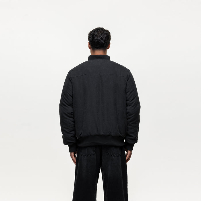 Good For Nothing Track Black Bomber Jacket